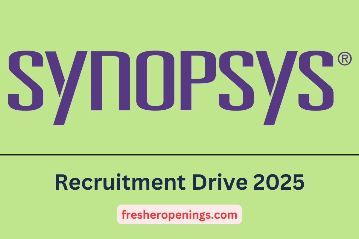 Synopsys Internship Drive 2025